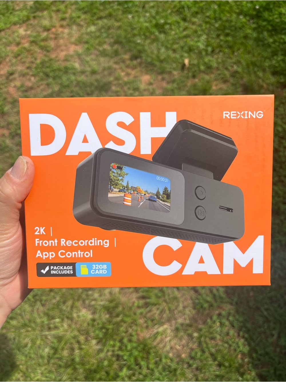 Dash Cam 2K Front Recording - Black